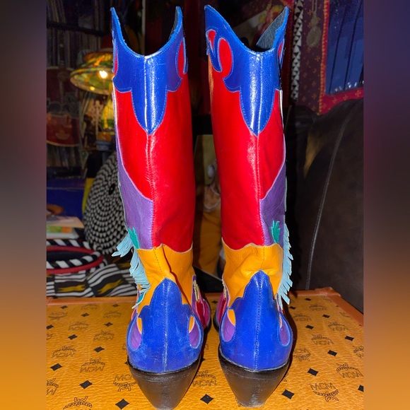 VTG VIBRANT WESTERN🤠BOOTS, 9 - Picture 8 of 16